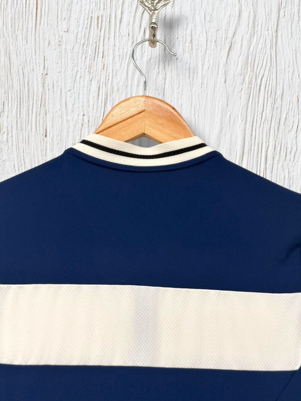Adidas Cycling Club Navy & Chalk White Zip Performance Jersey L - Picture 8 of 8